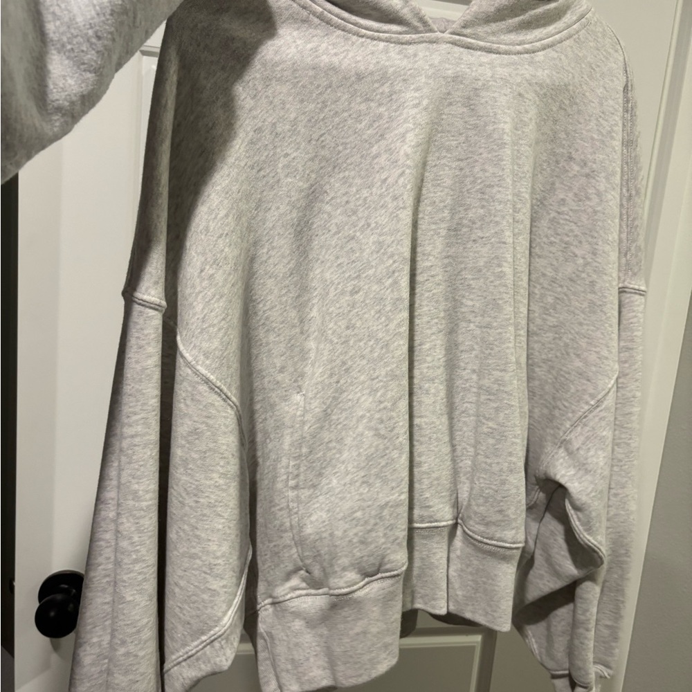 Abercrombie & Fitch Light Gray Cowl Neck Sweater